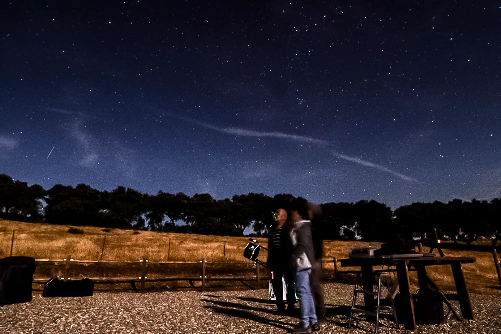 Astroturismo en la reserva de la biosfera de Monfragüe
