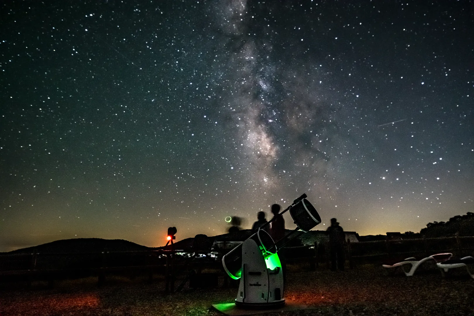 Astroturismo en la reserva de la biosfera de Monfragüe